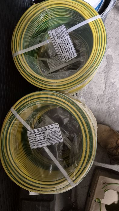 Przewód LGY 1x10mm2 żółtozielony