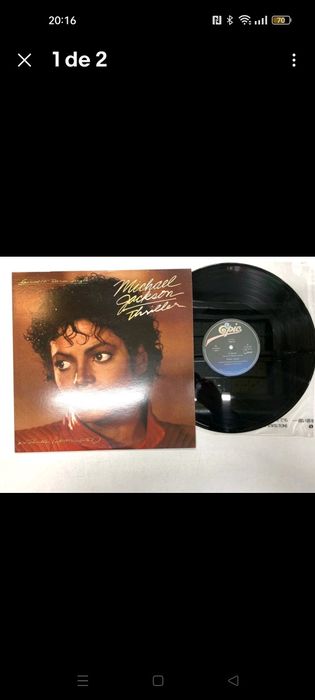Michael Jackson Thriller 12", edição japonesa