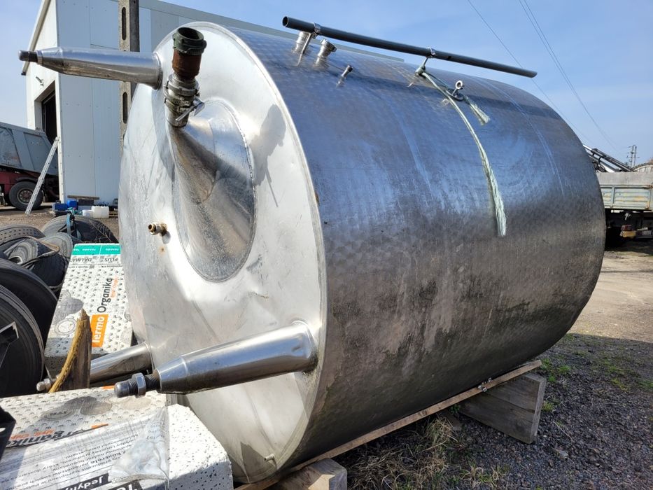 Zbiornik nierdzewny nierdzewka VA 6500 L mieszadło weżownica