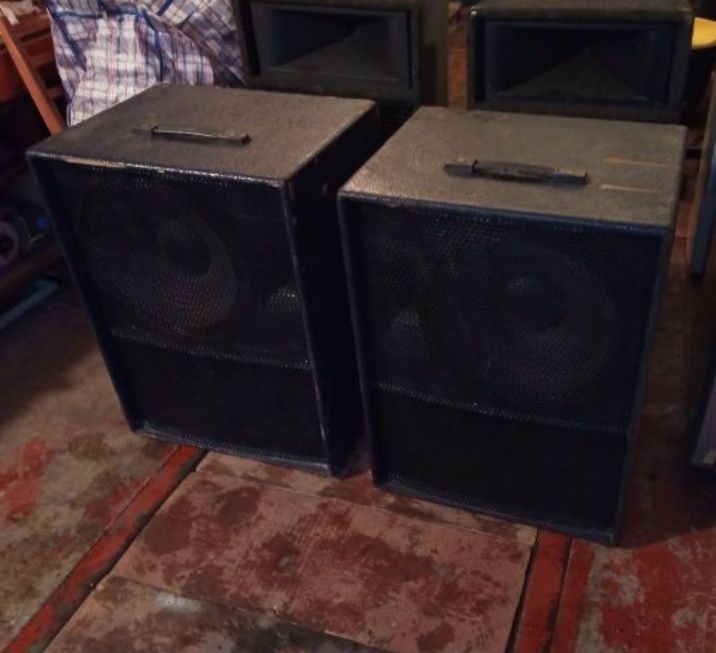 Мощные концертные колонки 500 ватт