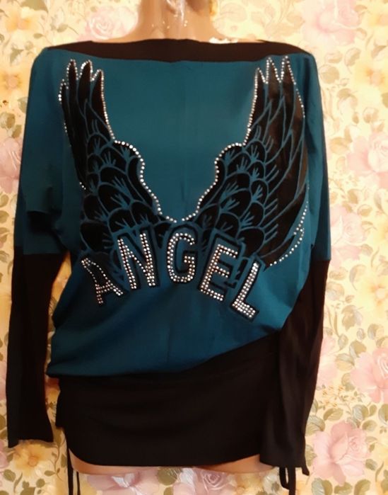 Туника крылья Ангела.вискоза.Стамбул 46-48р