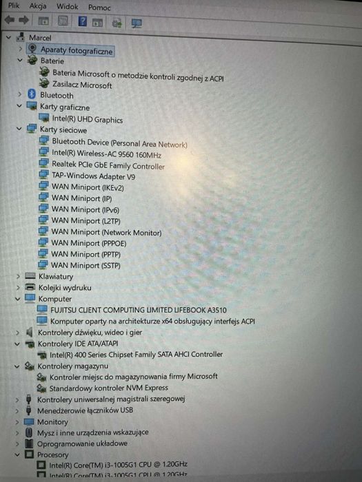 Używany laptop Fujitsu