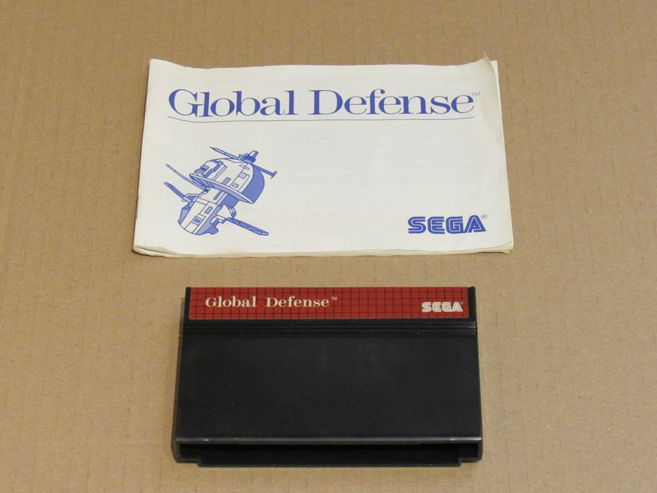 Jogo Sega Master System Global Defense completo