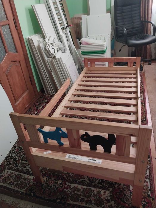 Ліжко дитяче ікеа кritter з матрасом