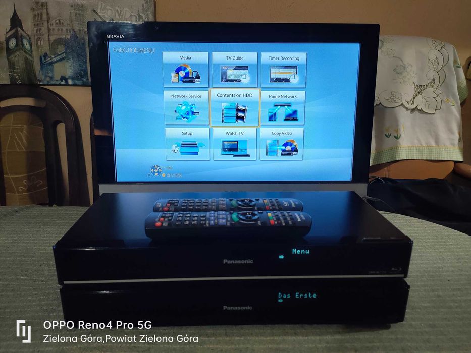 PANASONIC Odtwarzacz-Nagrywarka DVD/BluRay DMR-BCT750 Pilot