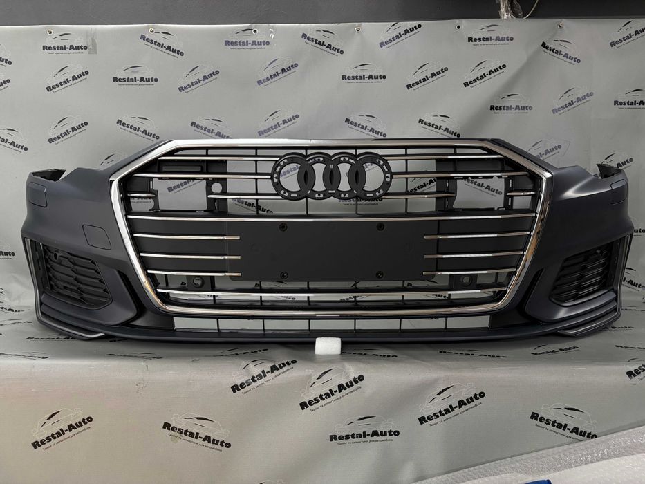 Передній бампер Ауди а6 с8 AUDI a6 c8 2018–2023 рік | в стилі S6