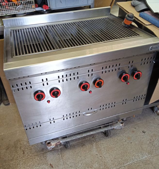 Grelhador industrial de alto rendimento a gás