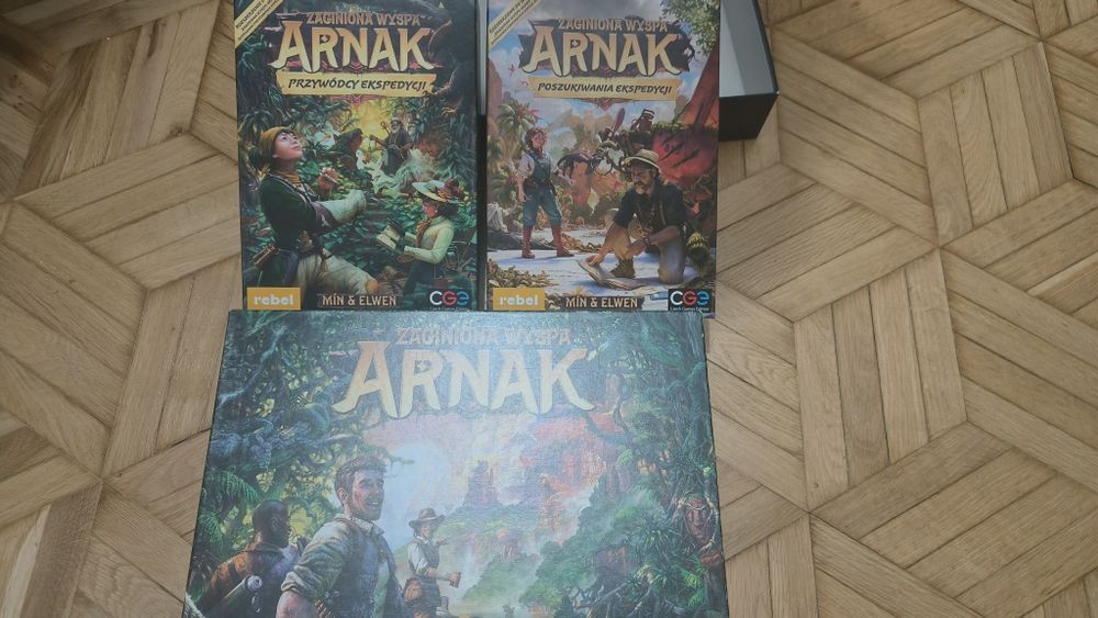 Puste pudełka do gry planszowej Arnak
