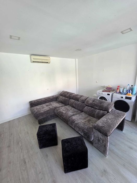 sofá modular de canto com chaise longue
