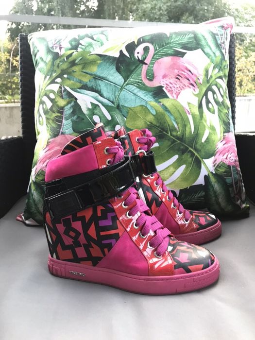 BALDININI buty sneakersy koturn sportowe włoskie casadei marant