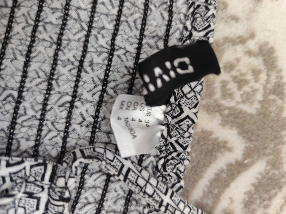 Sukienka na ramiączkach we wzory h&m