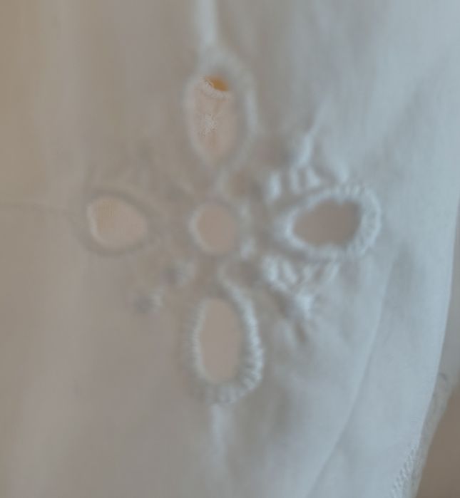 Бавовняна біла блузка з прошвою Dorothy Perkins, розмір EUR 42(L/XL)