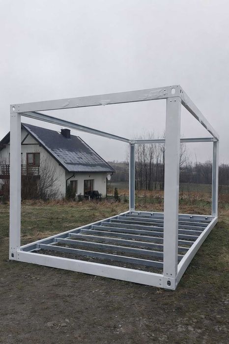 Rama kontenerowa 3x3 4x3 5x3 6x3 7x3 modułowa producent dostawa od ręki w częściach
