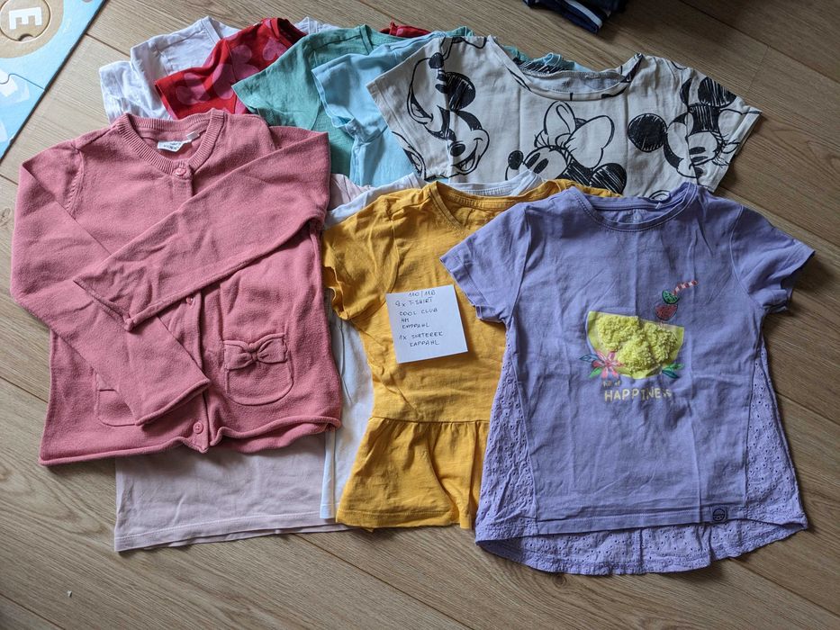 T-shirty, sweterek / 10szt / r, 110/116 / Smyk, H&M, Kapahl