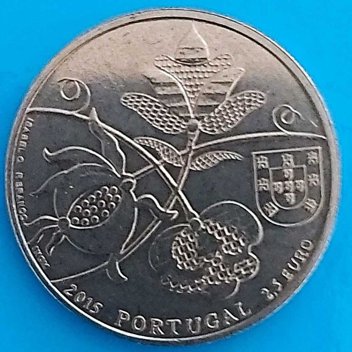 2,50  Euros de 2015,  Portugal, Colchas de Castelo Branco