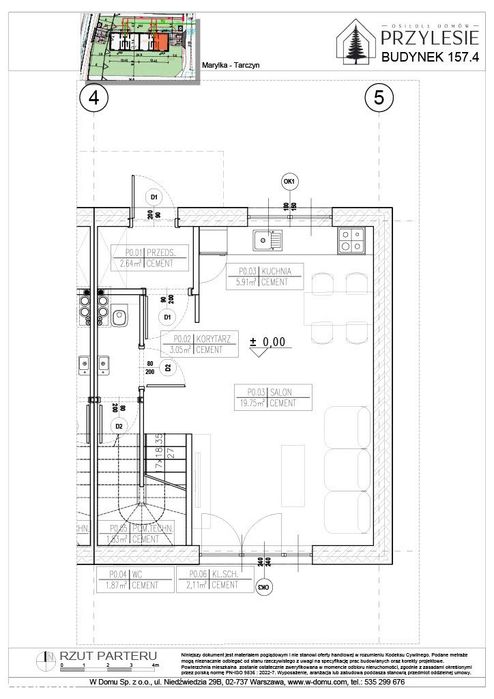 Dom 138 m² z ogrodem, Marylka k. Tarczyna, 979 000 zł
