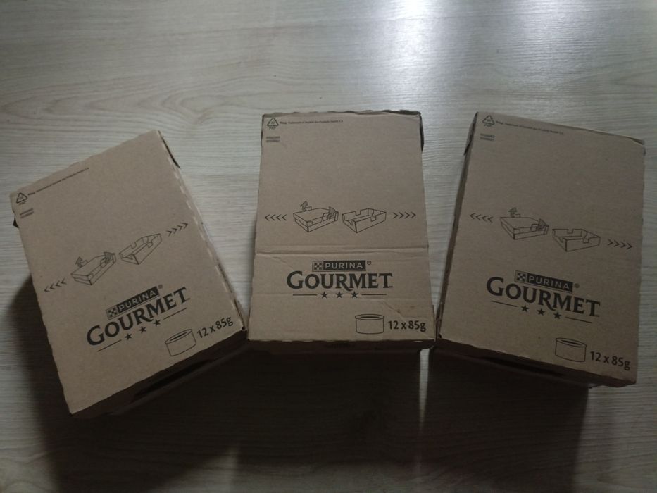 Karma dla kota Gourmet, zestaw , pasztet/ mus.