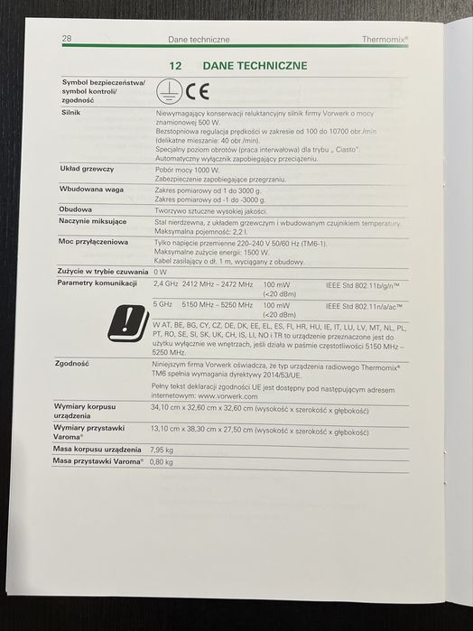 Thermomix TM6, kompletny zestaw, używany, stan bardzo dobry, polecam!