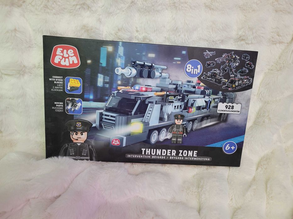 Elefun Klocki typu LEGO Brygada Interwencyjna 928 elementów 8w1