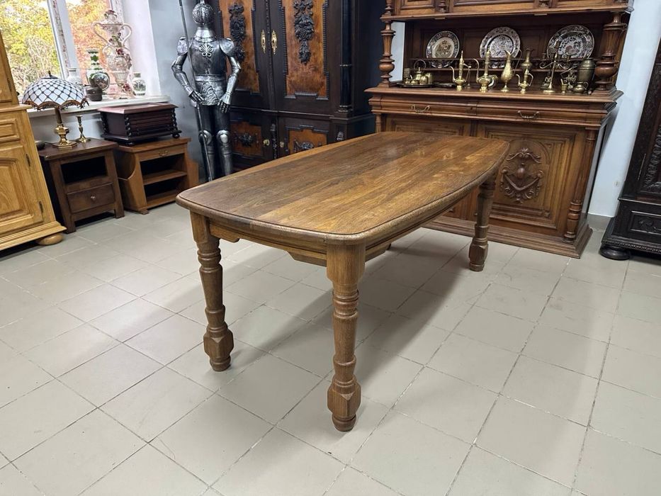 Комплект обідній стіл + 4 стільці дуб ротанг 3948