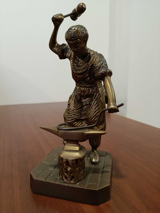 Estatueta Ferreiro em Latão