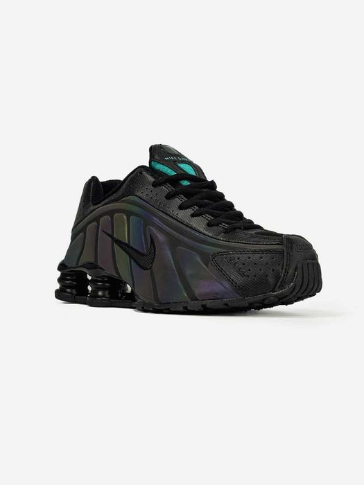 !PREMIUM! Nike Sportswear Shox R4 SE Black Seaweed Lt Lemon Twist