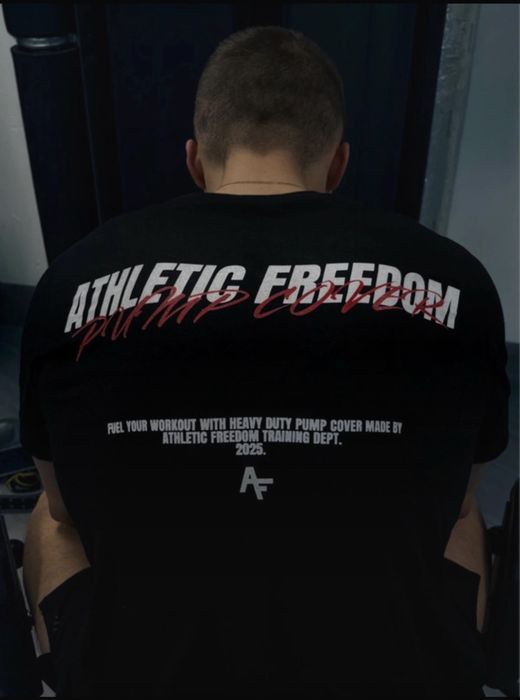 Koszulka na siłownię marki Athletic Freedom „Pump Cover”