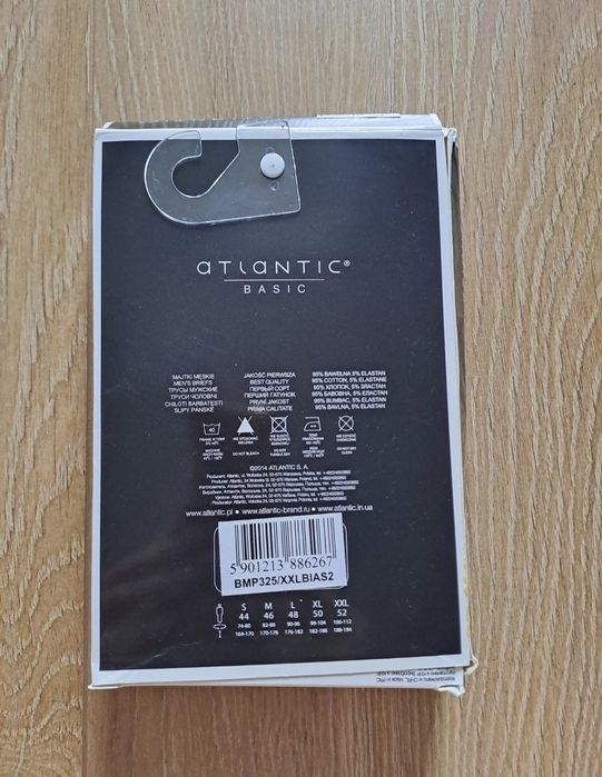 Slipy męskie Atlantic SPORT HIGH-CUT, rozmiar XXL, 2PACK