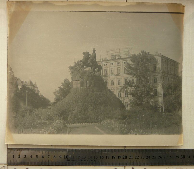 Велике фото Київ, Памятник Б.Хмельницькому, 1960-ті р.