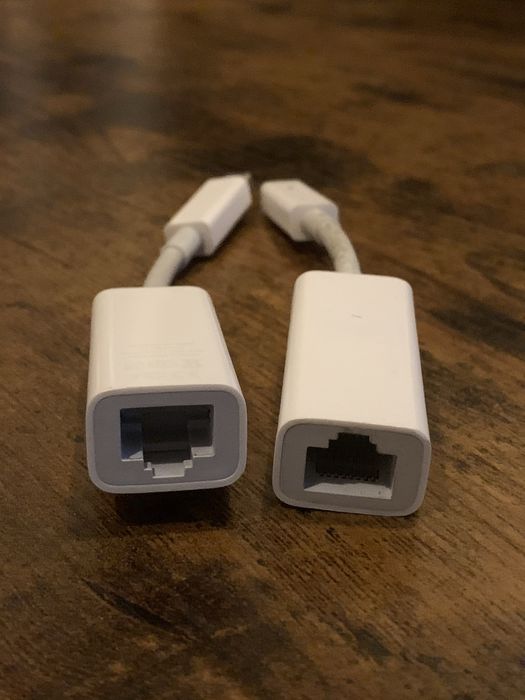 Adapter przejściówka Apple Thunderbolt 2 na Ethernet LAN / RJ-45 / A1433