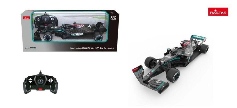 Mercedes-AMG F1 W11 EQ Performance R/C 1:18 pudełko,157x390 mm