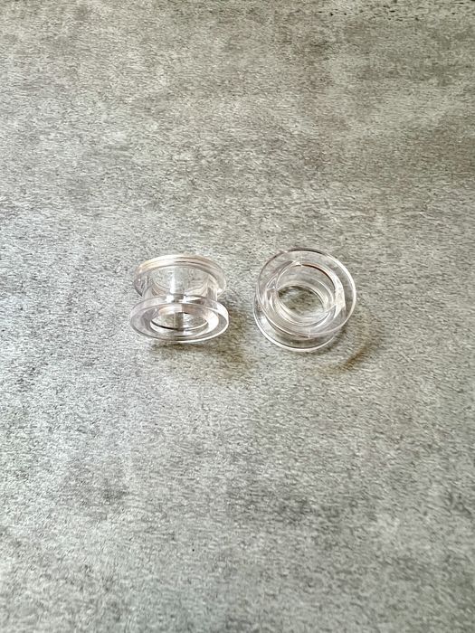 Túneis / Alargadores 14mm transparentes