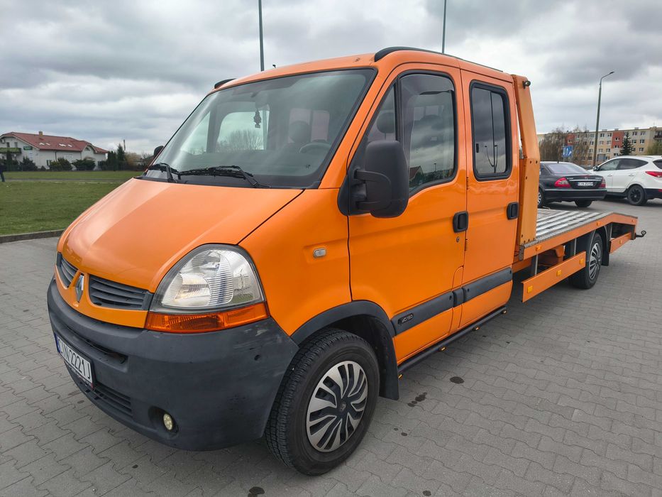 Renault Master 2.5DCI 150KM Autolaweta Dubel kabina Wciągarka