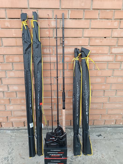Розпродаж.Фідер Flagman S-river 3.6/3.9 150г + Катушка 5000
