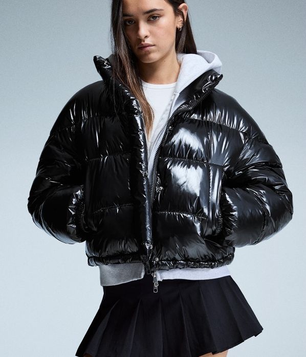 Дута куртка з вініловим ефектом XS,S,M