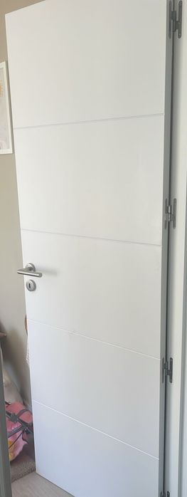 2 Portas brancas maciça lacada