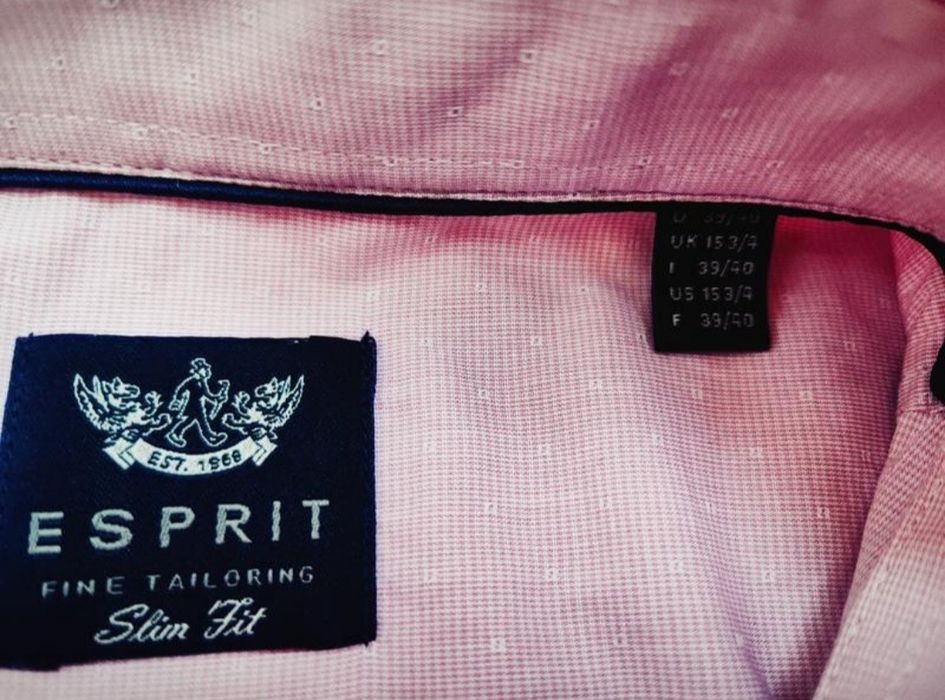 Чоловіча брендові сорочка преміум класу Slim Fit Esprit M-L Америка