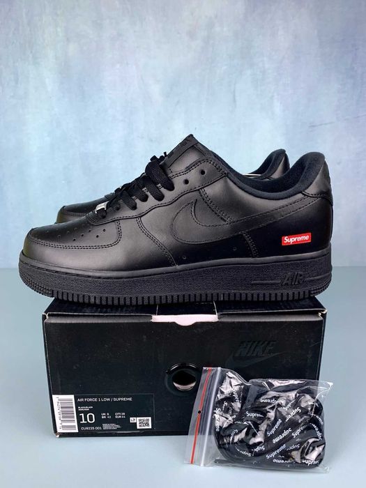Buty Air force 1 Supreme Czarny rozmiar 39 Nowe