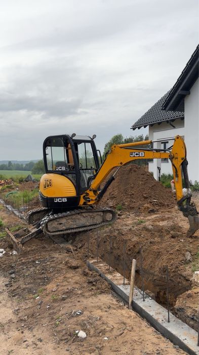 Prace ziemne usługi koparka, mini koparka wyburzenia wywóz gruzu ziemi