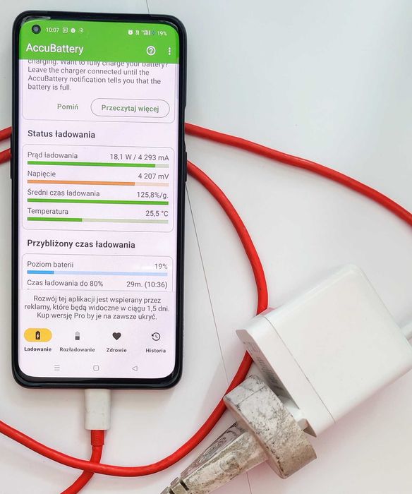 ŁADOWARKA SIECIOWA USB-C OnePlus 8 T Pro 9 10 11 Warp Charge 65W KABEL