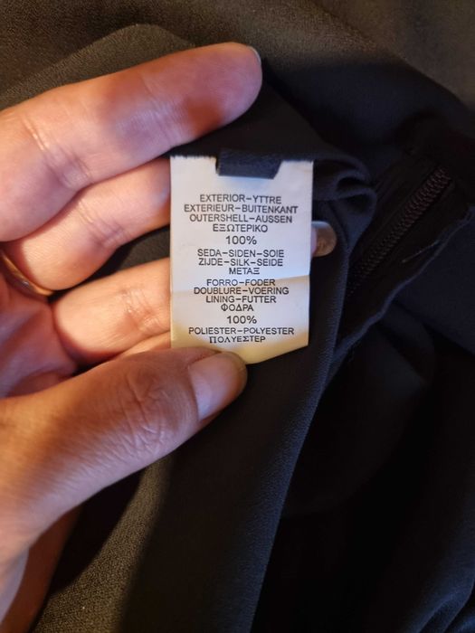 Saia de seda Massimo Dutti