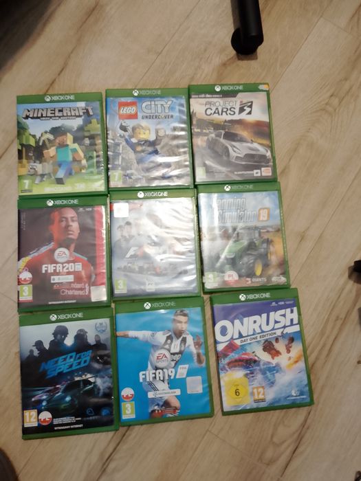 Gry na Xbox one 9szt