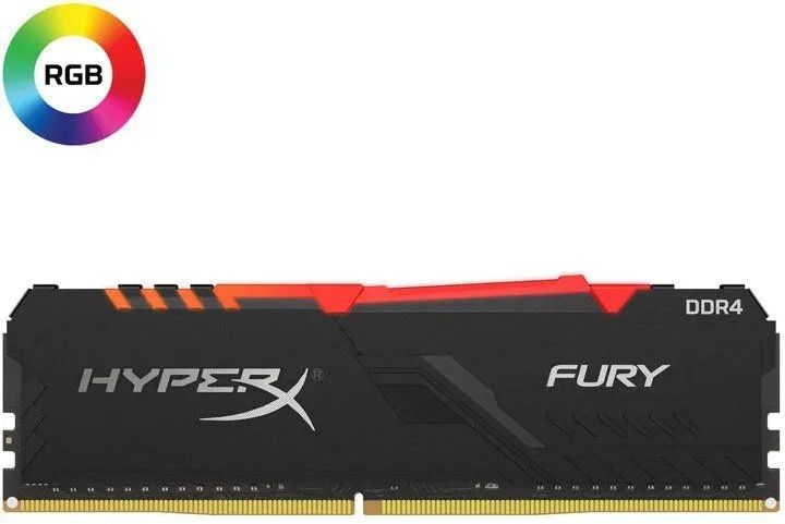 Pamięć Hyperx Fury Rgb Ddr4 8Gb 3200Mhz Cl16 Uszkodzony