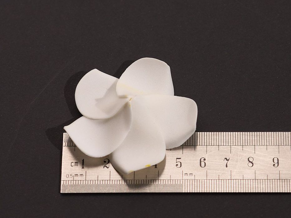 Flores Pluméria (Frangipani) em espuma para decoração