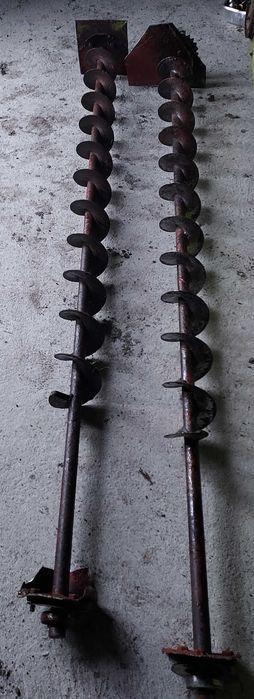 Ślimak zbiornika ziarna dół, góra kombajn claas Mercator Senator