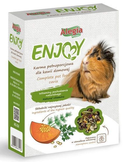 Karma o dużej zawartości witaminy C dla kawii domowych - Alegia 800g