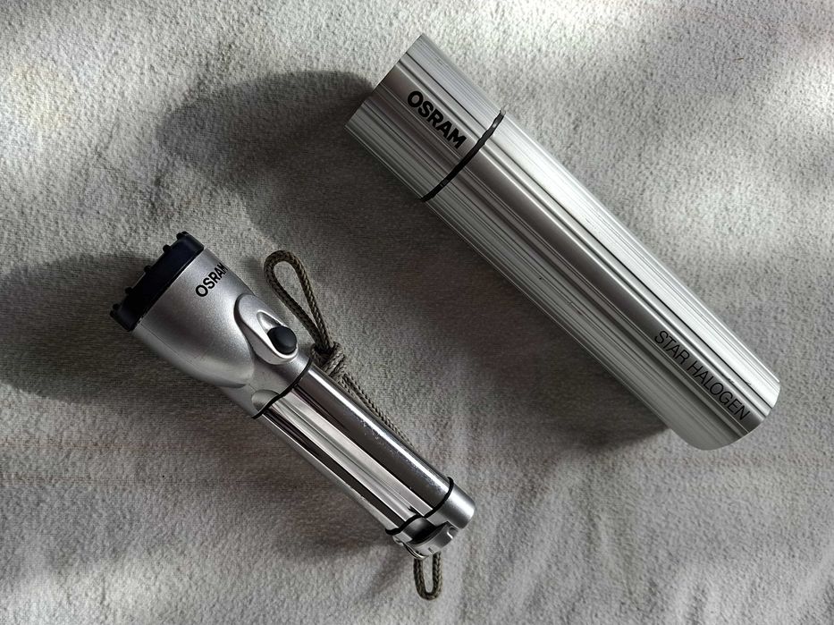 Duas pequenas Lanternas OSRAM, vintage