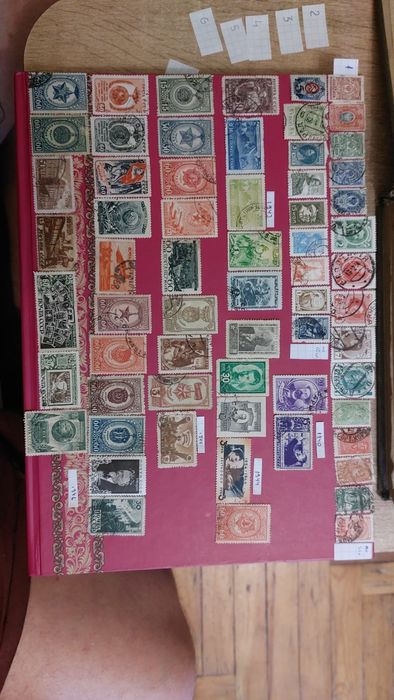 Марки 40е, 50е годы