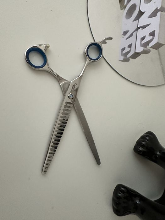 Tesoura tosquia tubarao p/ esquerdinos