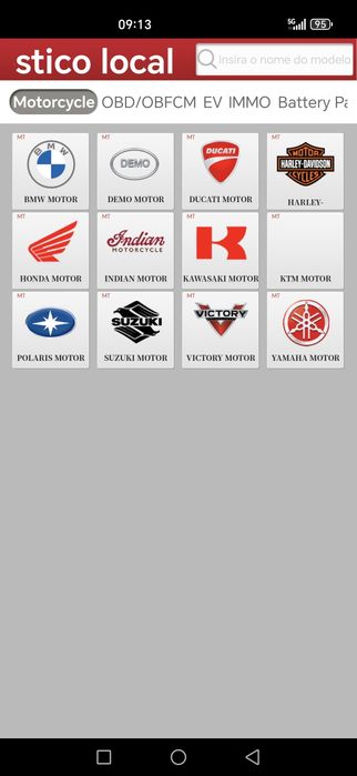 Diagnóstico auto Launch x431 diagzone